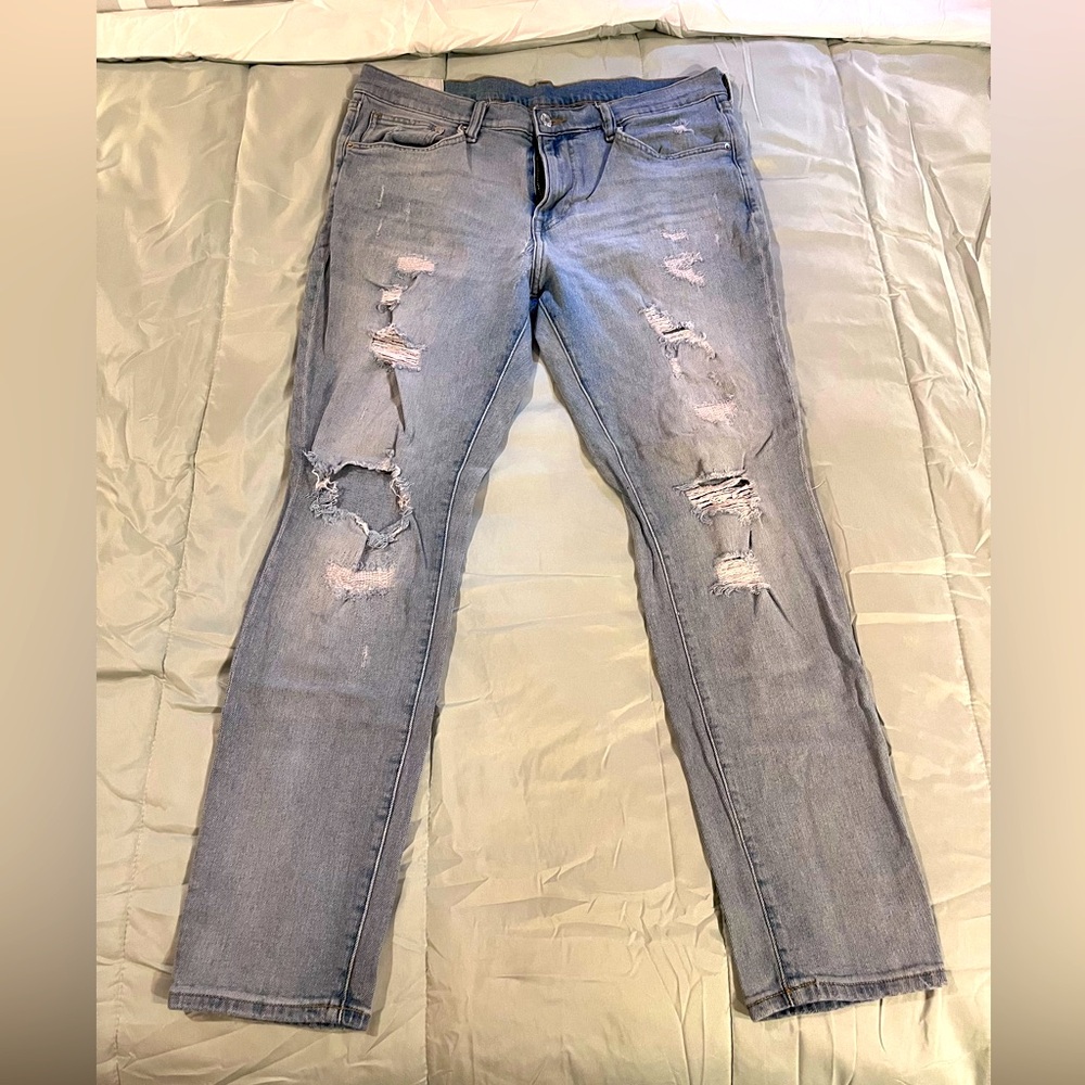 H&M men’s jeans skinny fit coupe mouleante